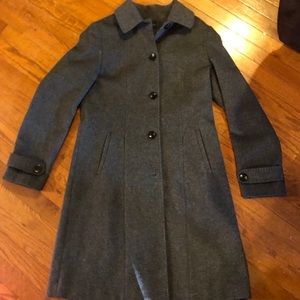 Wool dress coat